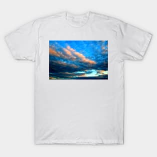 Cloudy sky before the storm during sunset T-Shirt